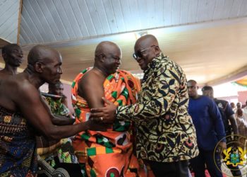You are a courageous leader, promise keeper” – Sefwi Wiawso paramount chief to Nana Addo