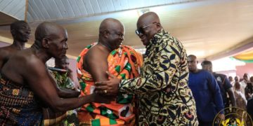 You are a courageous leader, promise keeper” – Sefwi Wiawso paramount chief to Nana Addo