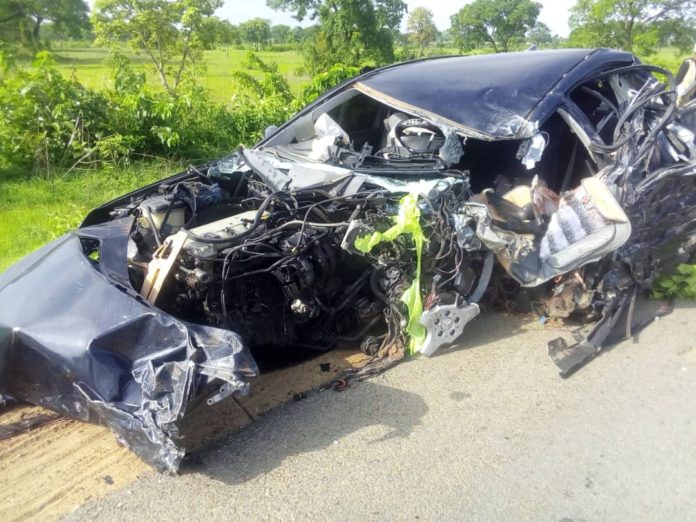 Four DCEs in critical condition after car crash