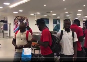 Video: Black Stars arrive in Ghana after painful AFCON exist