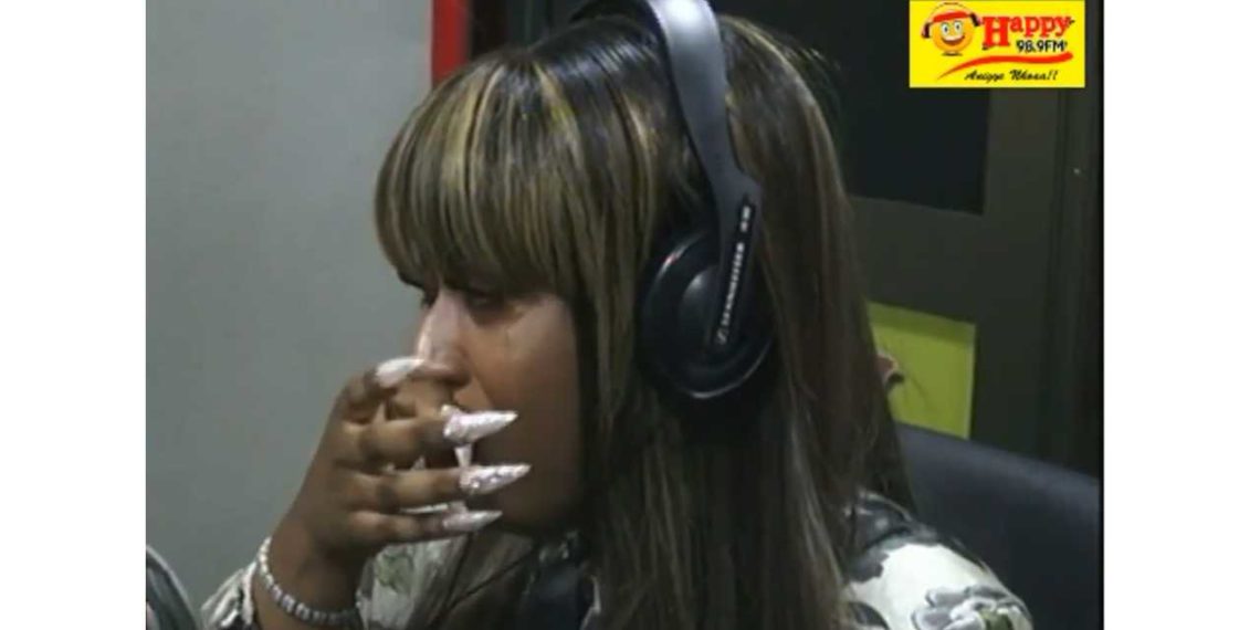 Video: Fantana breaks down in tears on Happy FM