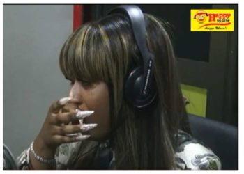 Video: Fantana breaks down in tears on Happy FM
