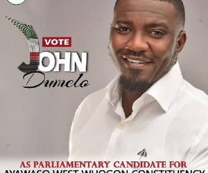 Can John Dumelo win Ayawaso West Wuogon seat for NDC?