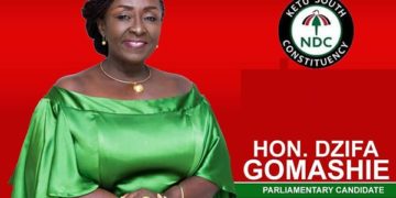 Dzifa Gomashie seals her parliamentary debut with a win