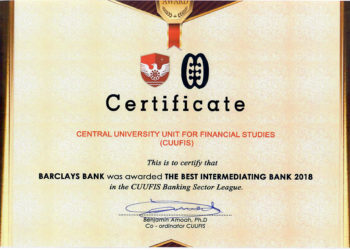 Barclays tops 2019 Ghana Banking Sector League