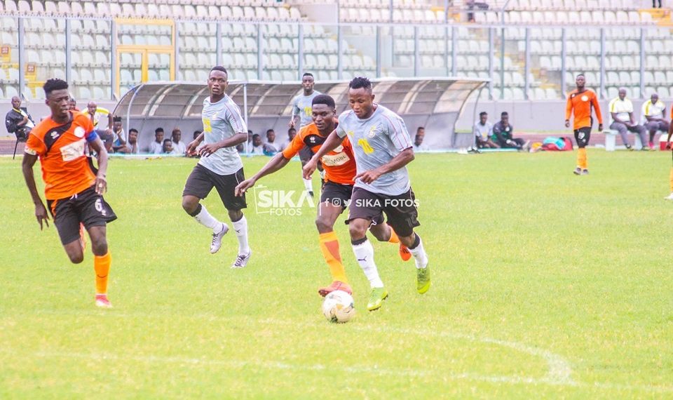 Black Stars ‘B’ thrash Gold Stars 6-0