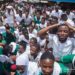 PHOTOS: Trainee Nurses storm Mahama’s campaign grounds