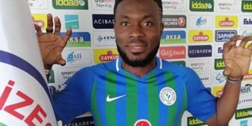 PHOTOS: Ghana defender Attamah Larweh completes Rizespor loan move