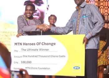 Photos: Charles Ofori Antipem is MTN Hero of Change Season V