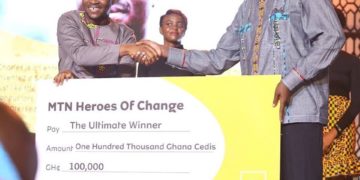 Photos: Charles Ofori Antipem is MTN Hero of Change Season V