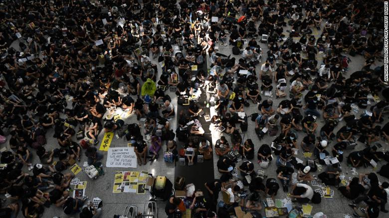 Videos: Hong Kong pushed to the ‘brink of no return’ as airport protests continue