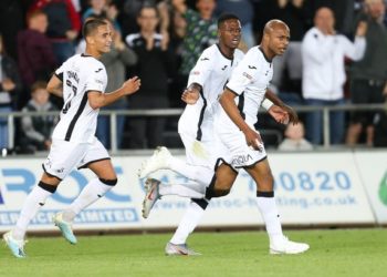 Swansea City 3-1 Northampton Town: Andrew Ayew brace rescues Swans
