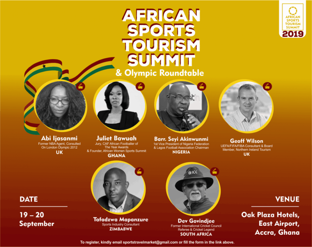 Ghana to Host 2019 African Sports Tourism Summit and Olympic Roundtable