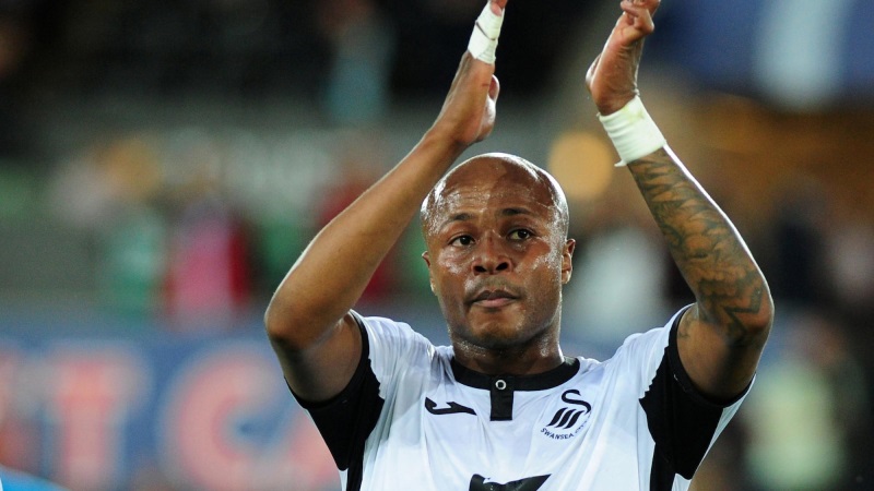 Ghana’s Andre Ayew nominated for Swansea City Player of the Month of August
