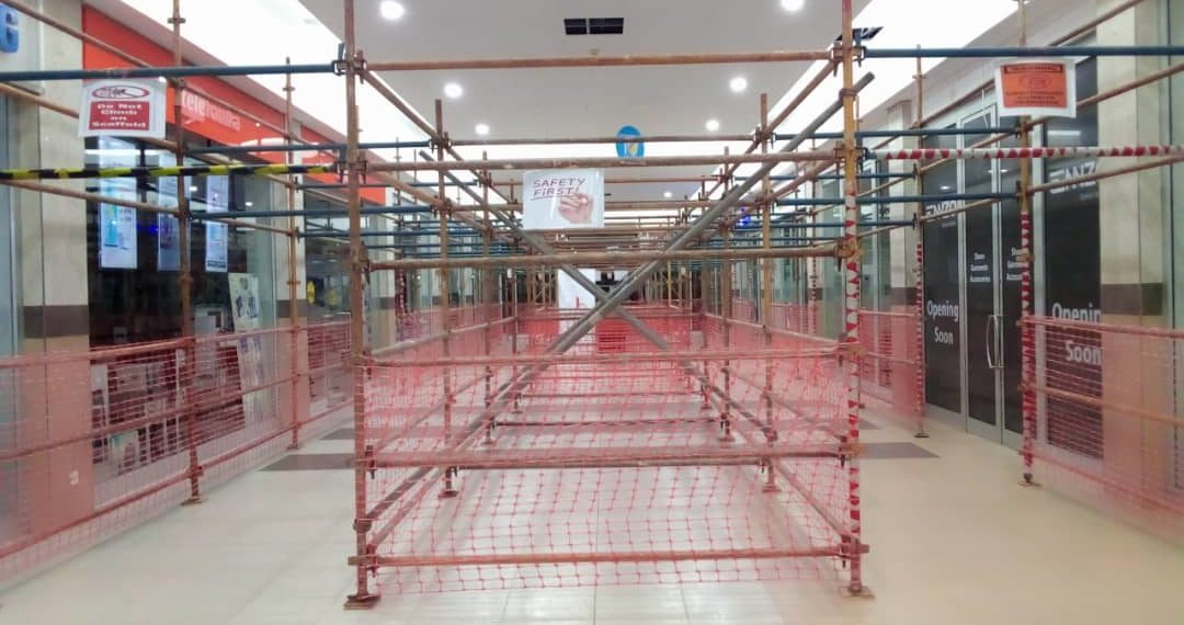 Work Begins on Replacement of Accra Mall Ceiling