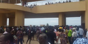Photos: Parents storm Independence Square over SHS placement