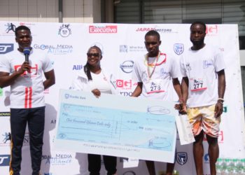 Brown Nii Kwei emerges as fastest blind runner at Corporate Run