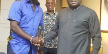 Photos: Ghana’s High Commissioner to India welcomes Asamoah Gyan