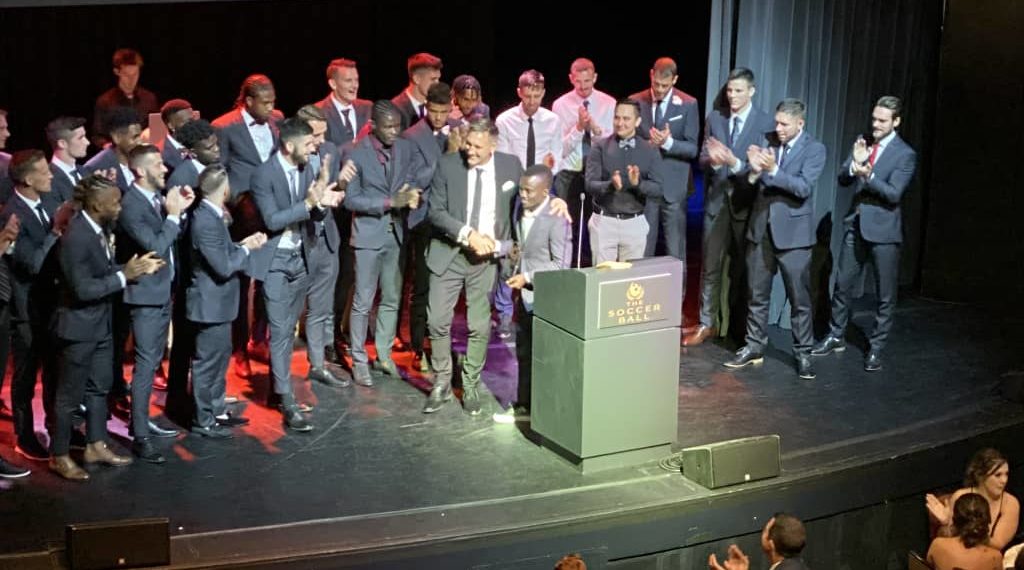 PHOTOS: Solomon Asante scoops FOUR major awards at Phoenix Rising Soccer Ball Awards