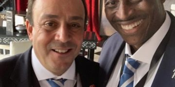 Herbert Mensah congratulates Rugby Africa, Khaled Babbou