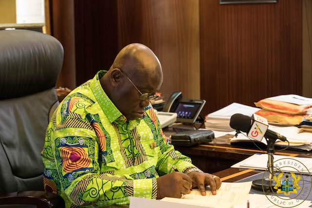 Nana Addo returns to office