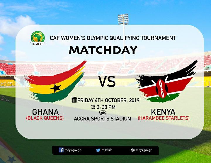 CAF Women’s Olympic qualifier: Black Queens to host Kenya on Friday
