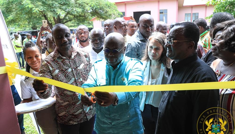 Nana Addo commissions rehabilitated College of Agriculture Warehouse