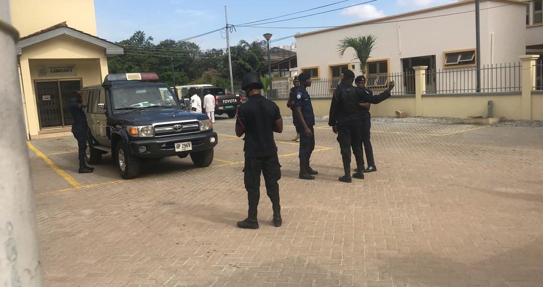 [Photos] GFA Decides: Heavy Security presence at GFA secretariat