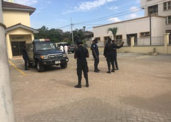 [Photos] GFA Decides: Heavy Security presence at GFA secretariat