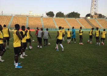 PHOTOS: Black Meteors hold final training session ahead of Cote D’Ivoire clash (U-23 AFCON)