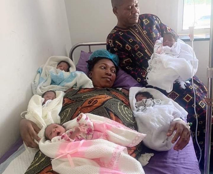 Photo: 44-year-old woman gives birth to quintuplets 16 years after marriage