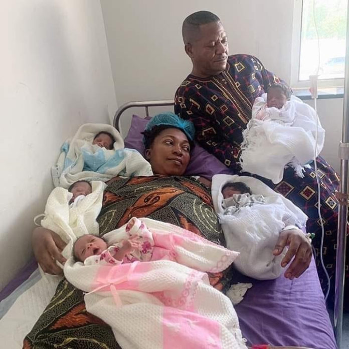Photo: 44-year-old woman gives birth to quintuplets 16 years after marriage