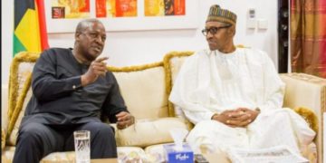 Mahama begs Buhari to open Nigerian border