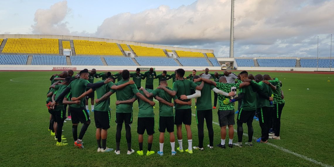 2021 AFCON Qualifier: South Africa train at Cape Coast Stadium ahead of Ghana clash