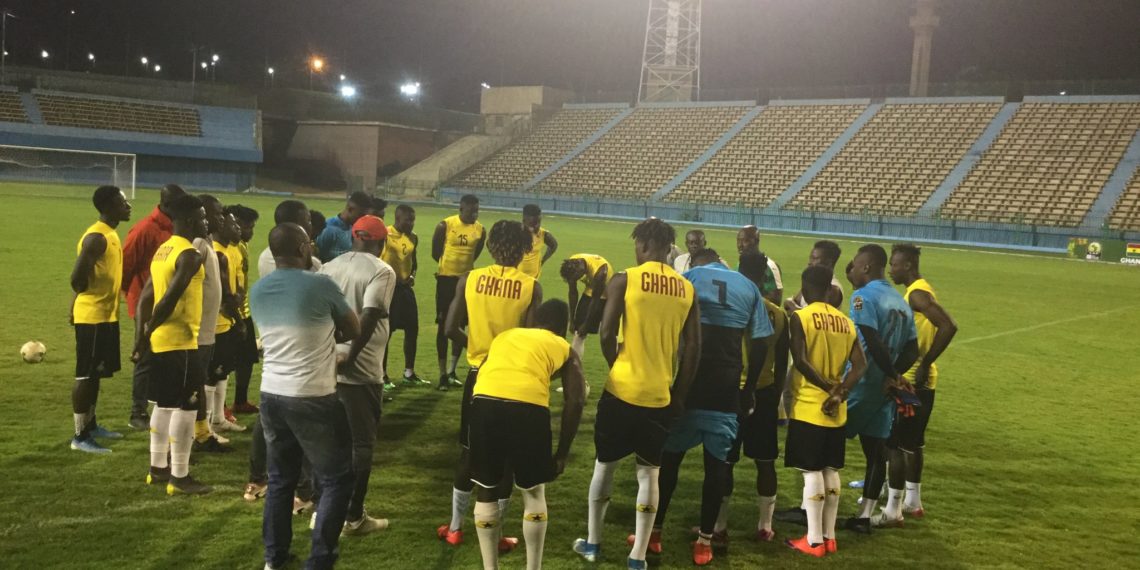 PHOTOS: Black Meteors hold first training session ahead of Cameroon clash