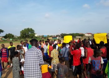 Ashaiman Youth Demonstrate against TDC over sale of Community 22 Park