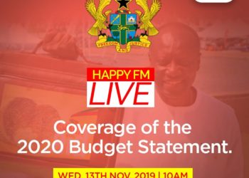 Happy FM to broadcast 2020 budget presentation live