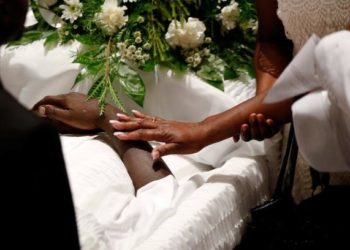 Woman dies at husband’s funeral