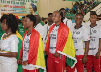 Sports Minister Isaac Asiamah showers praises on Ghana Armwrestling Federation