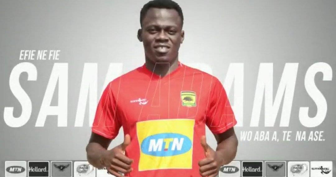 OFFICIAL:   Asante Kotoko announce signing of Sam Adams on a two-year deal