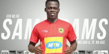 OFFICIAL:   Asante Kotoko announce signing of Sam Adams on a two-year deal
