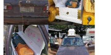 Customs Service intercepts gallons of petrol hidden inside coffins