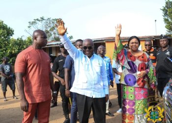 Video: District Assembly Election; President Akufo-Addo, First Lady vote in Kyebi