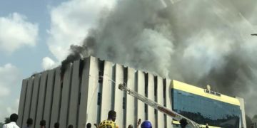 Breaking News: [Photos] GRA circle branch on fire