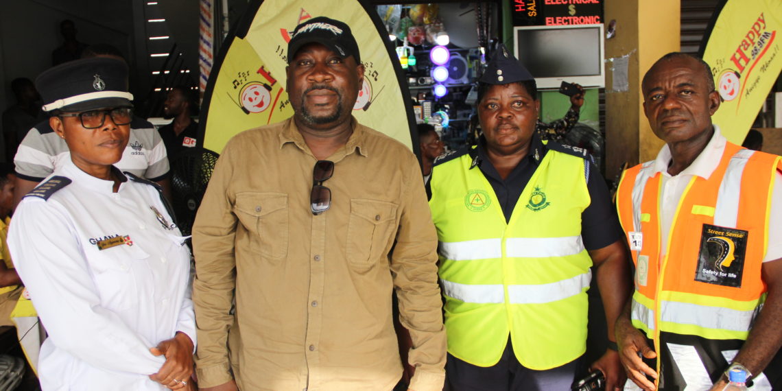 Happy FM sensitizes drivers at Neoplan Station, Circle on road safety ahead of Christmas