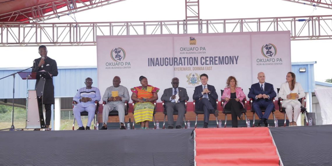 Eni and the Government of Ghana inaugurate business and agricultural training project