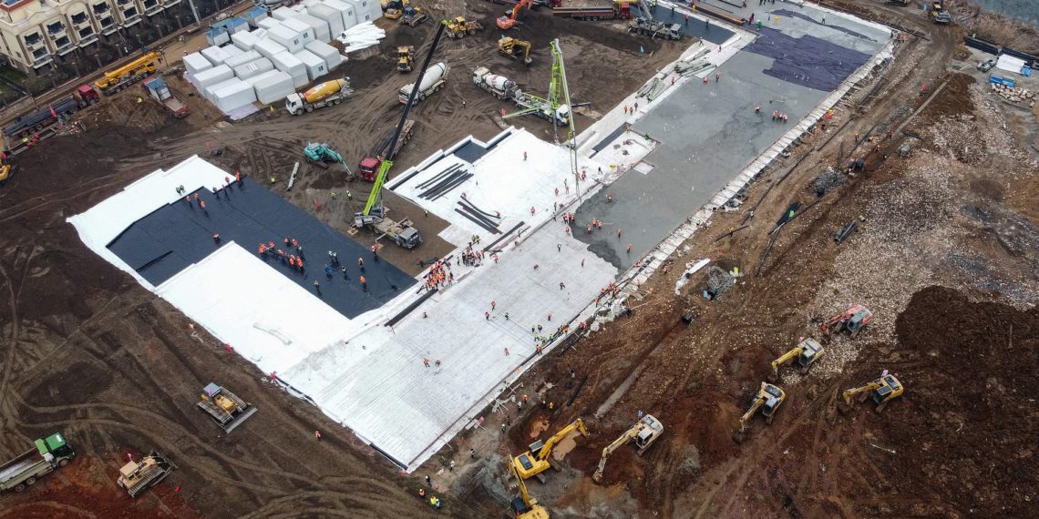 China builds 1,000-bed hospital in 6 days to deal with Coronavirus outbreak