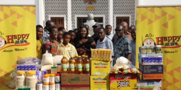 Accra Academy receives support from Happy FM