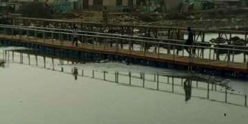 Ursula Owusu builds and commissions bridge for the Shiabu community