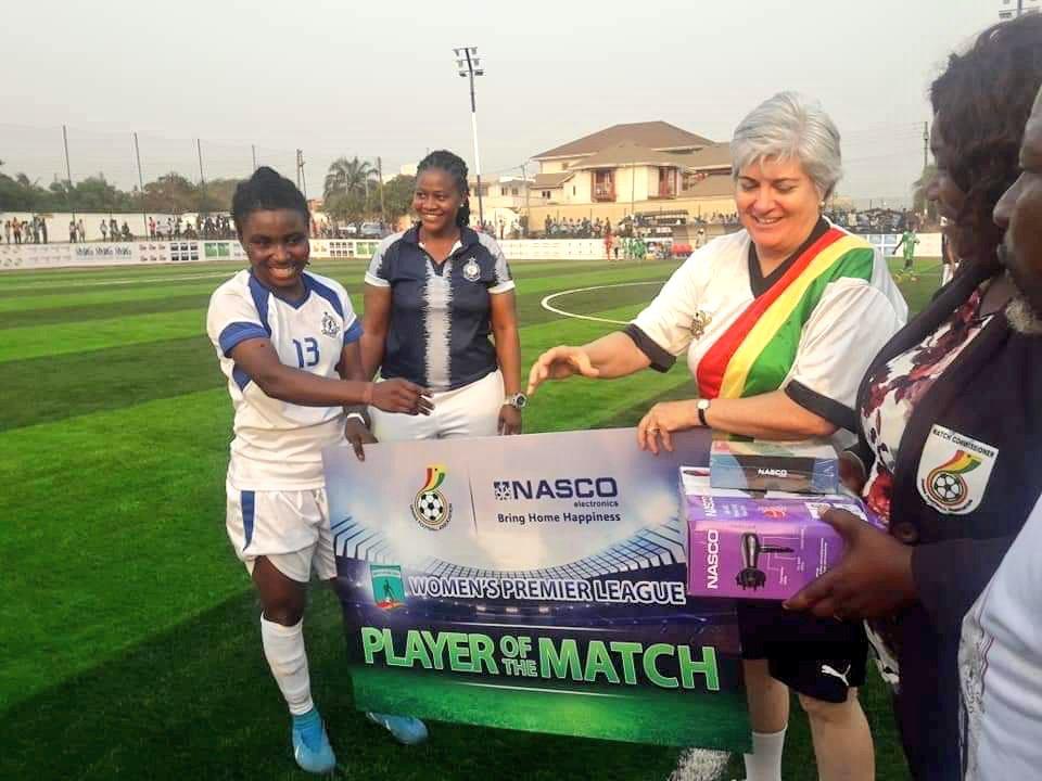 USA Ambassador presents NASCO PoTM award in Hasaacas against Police Ladies